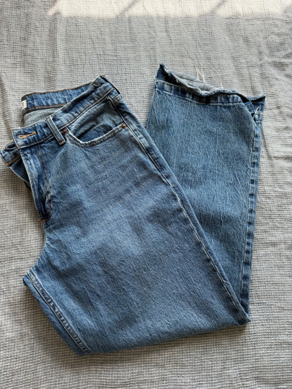 LAST CHANCE! Abercrombie curve love low rise baggy jeans